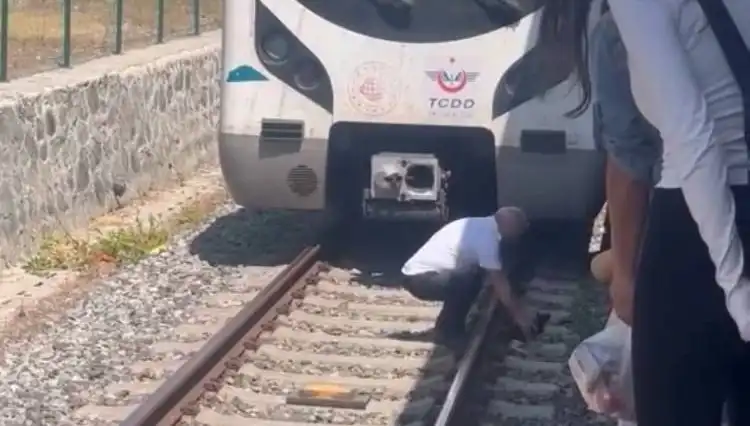 Raylardaki Kediyi Fark Eden Makinist, Marmaray'ı Durdu: Alkışlar Durduruldu