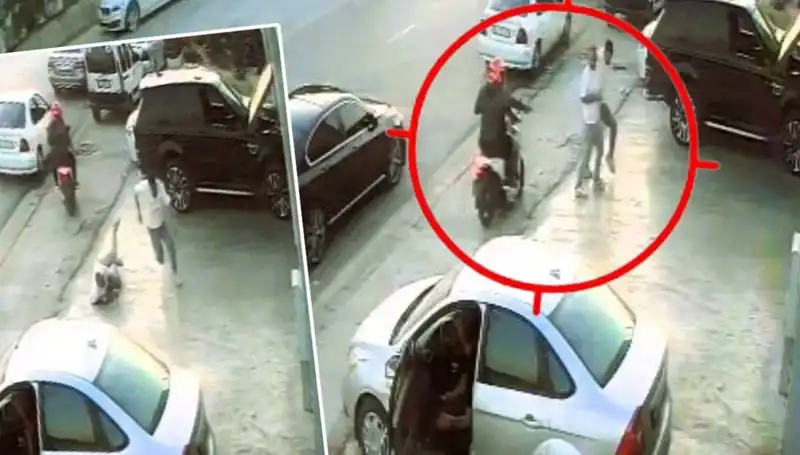 Denizli'de Motosikletli Çetenin Sokak Ortasındaki İnfaz Girişimi Şok Etti!
