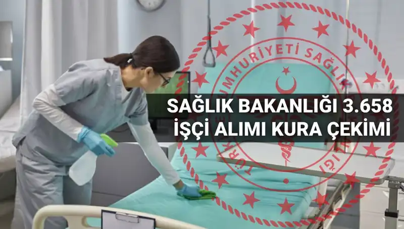 Sağlık Bakanlığı 2025 Kura Tarihleri ve 3.658 İşçi Alımı Detayları