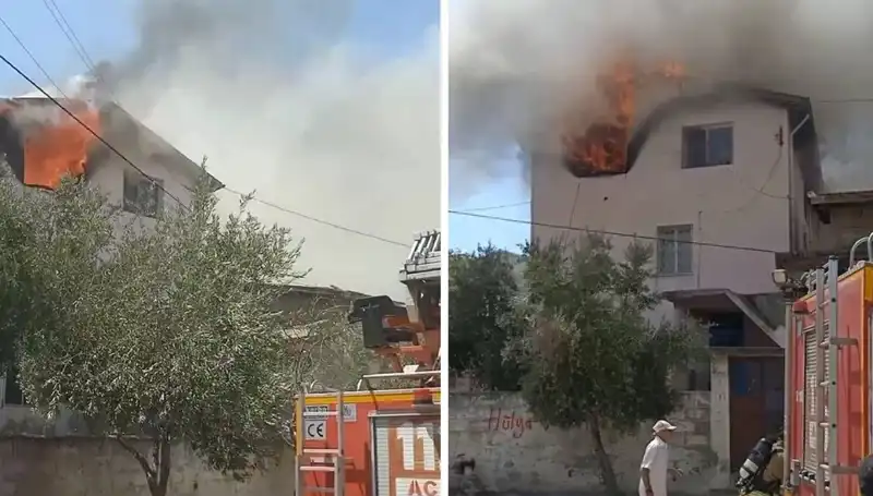 Hatay'da Ev Yangını: Küçük Çocuk Hastaneye Kaldırıldı, Aile Büyük Üzüntü Yaşadı