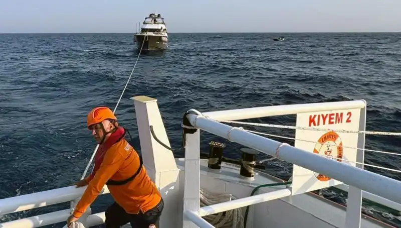 Marmaris Açıklarında Sürüklenen Tekne Dramı: Kahraman Müdahale ile Kurtarıldı!