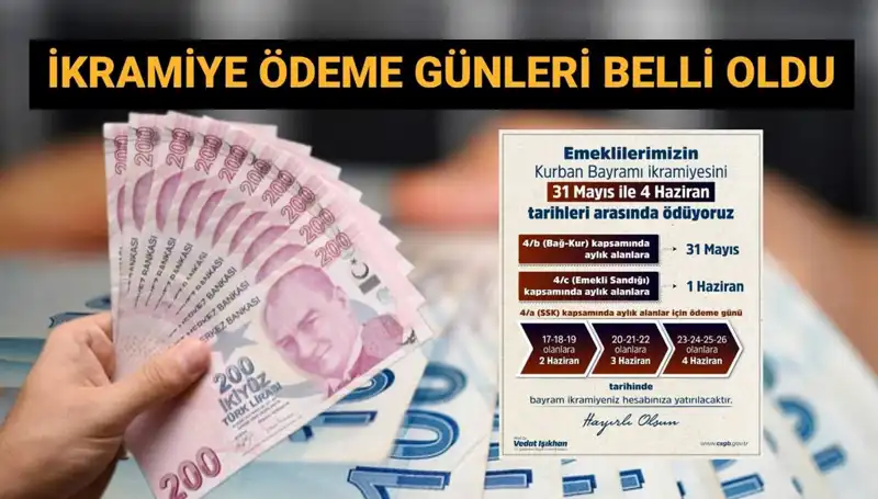 Emekli Bayram İkramiyeleri İçin Tarih Belli Oldu: Detaylar Açıklanıyor